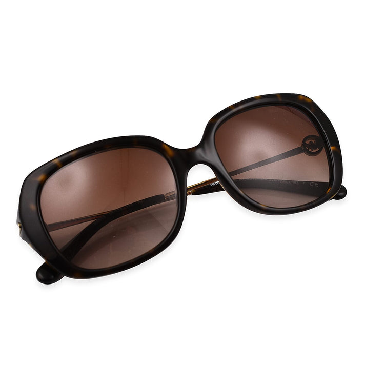 Designer Closeout Buy- MICHAEL KORS Sunglasses Rectangle Dark Tortoise  - Brown 7567489 2