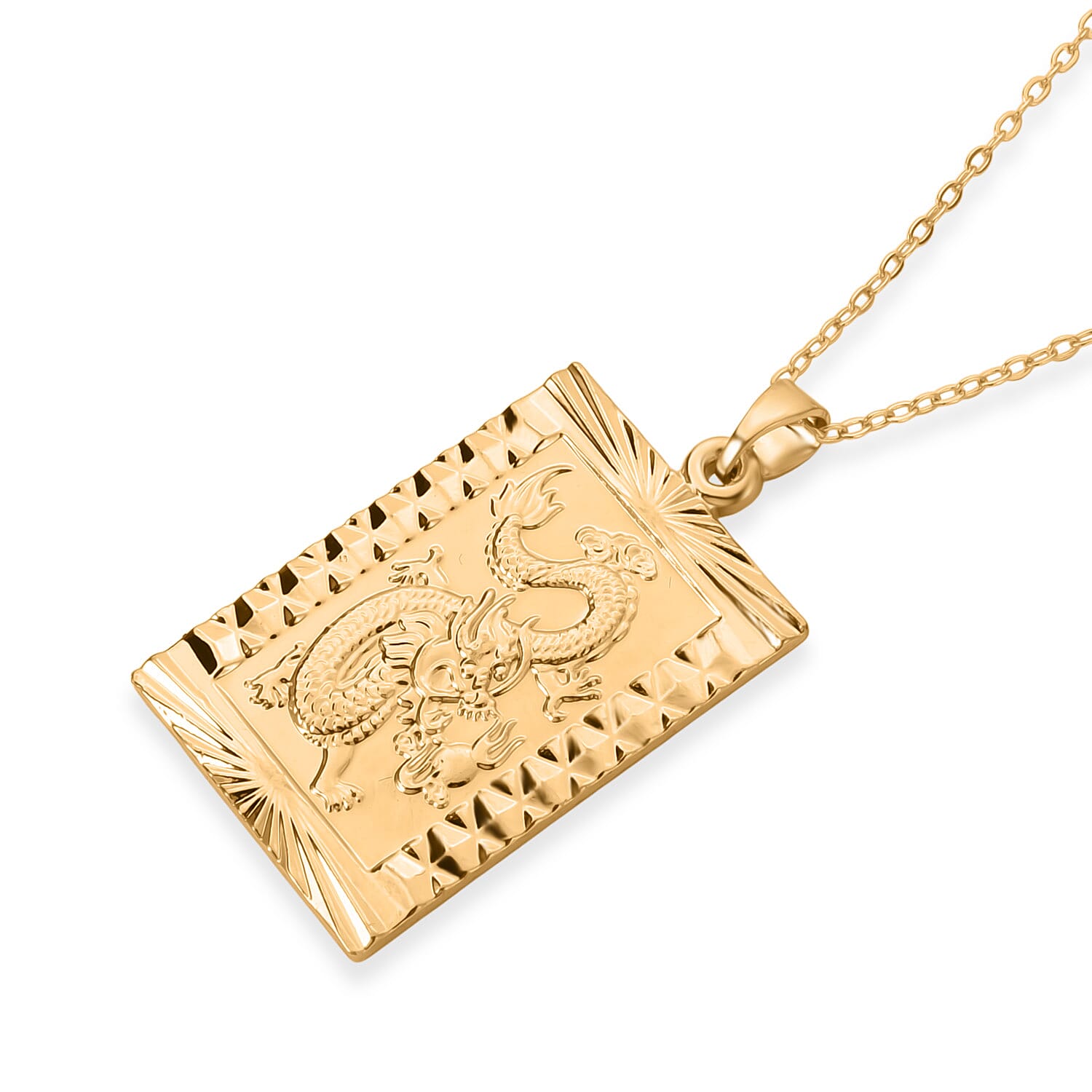 Designer Closeout - Dragon Emblem Pendant with Chain (Size - 20-2 Ext) 8340358 4