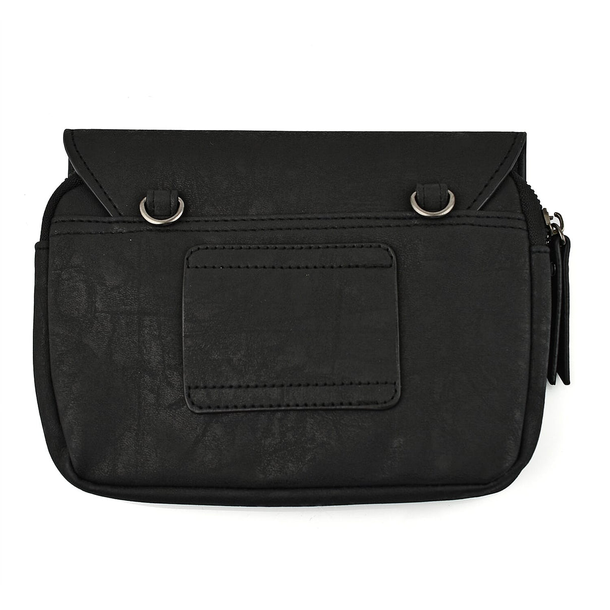Designer Closeout - Enrico Benetti Leatherette Flap Crossbody Bag with Shoulder Strap - Black 7768234 3