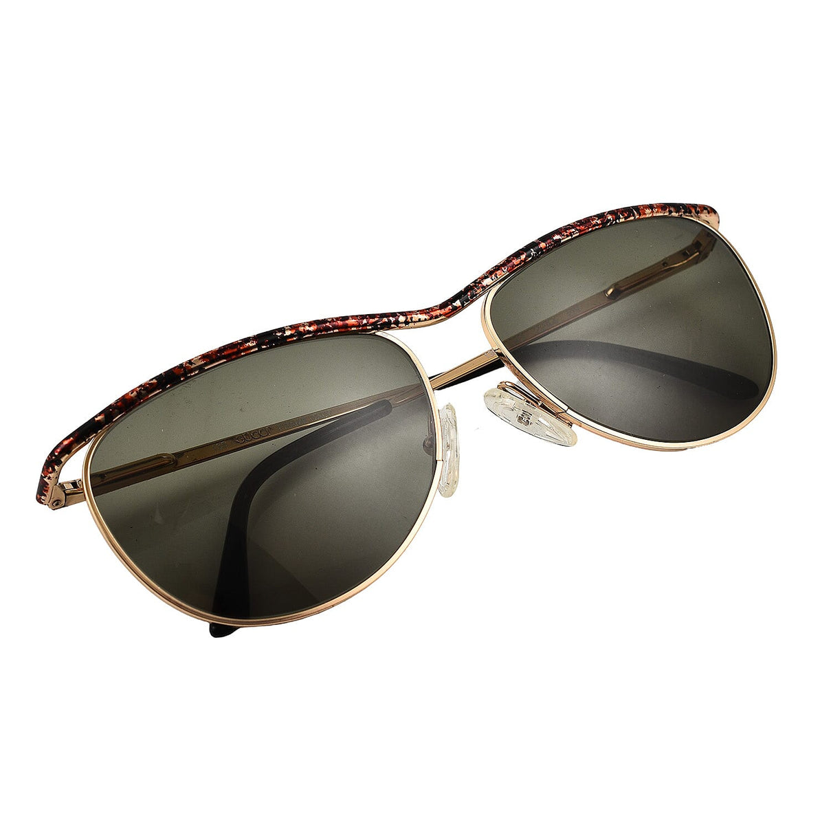 Designer Closeout - Gucci 2244 27V Ladies Retro Sunglasses with Greens Lenses 7771905 3