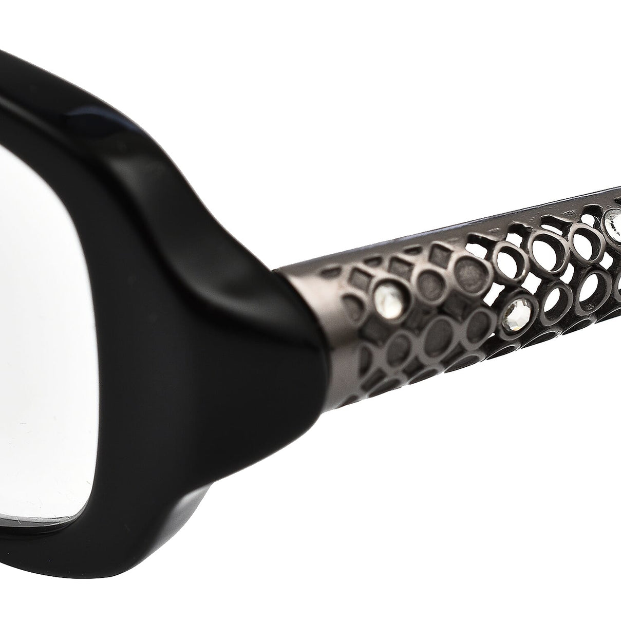 Designer Closeout - Lulu Guinness Reading Glasses (-3.0) - Black 7727780 3