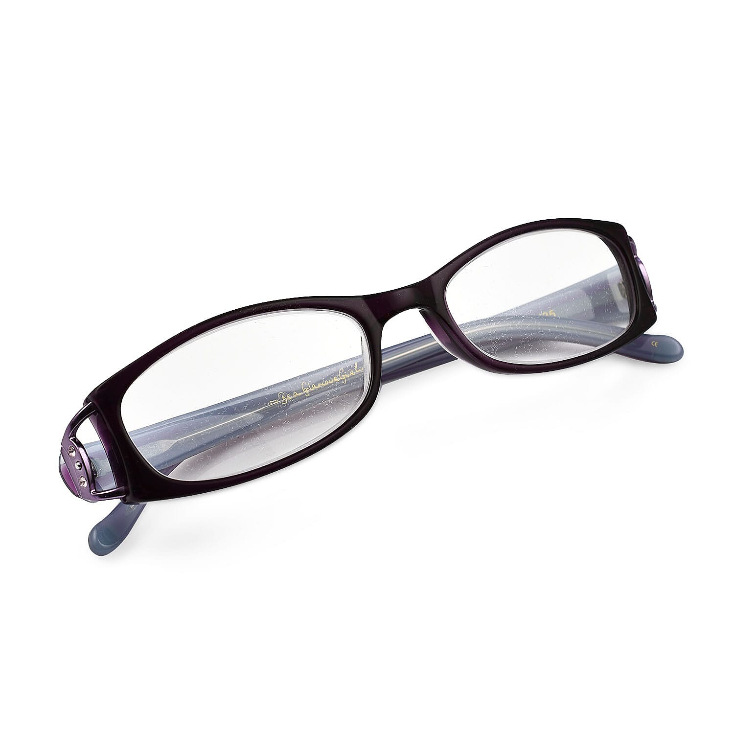 Designer Closeout - Lulu Guinness Reading Glasses (-3.0) - Purple 7727781 4