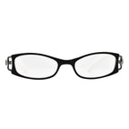 Designer Closeout - Lulu Guinness Reading Glasses (-3.5) - Black White