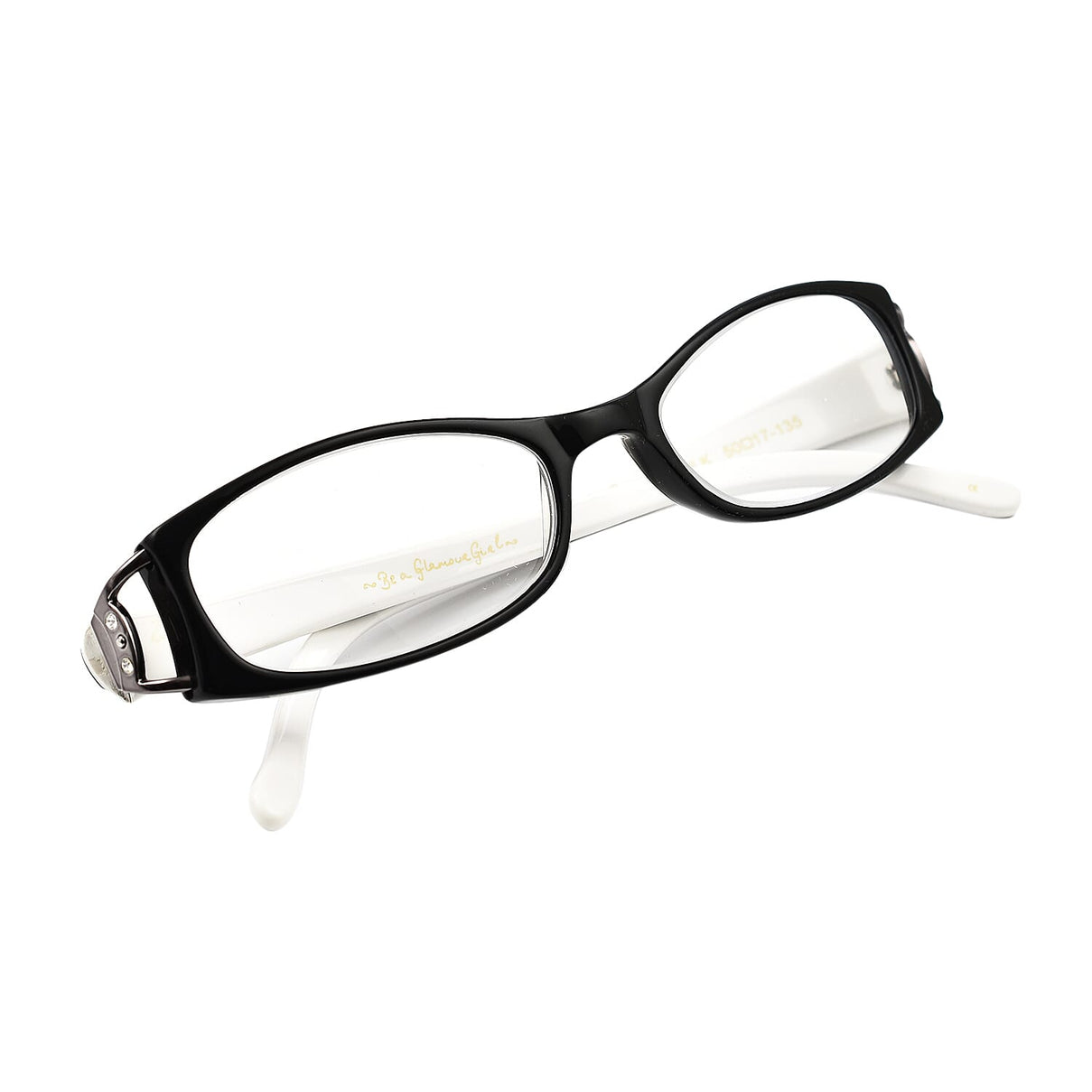 Designer Closeout - Lulu Guinness Reading Glasses (-3.5) - Black White 7727785 2