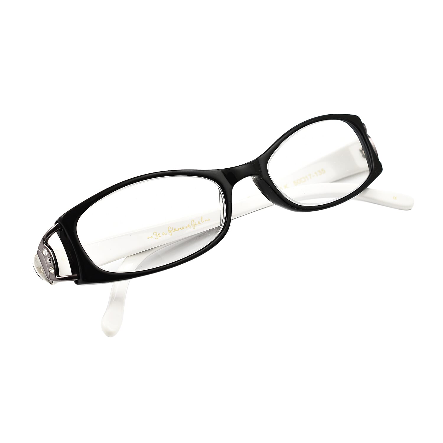 Designer Closeout - Lulu Guinness Reading Glasses (-3.5) - Black White 7727785 2