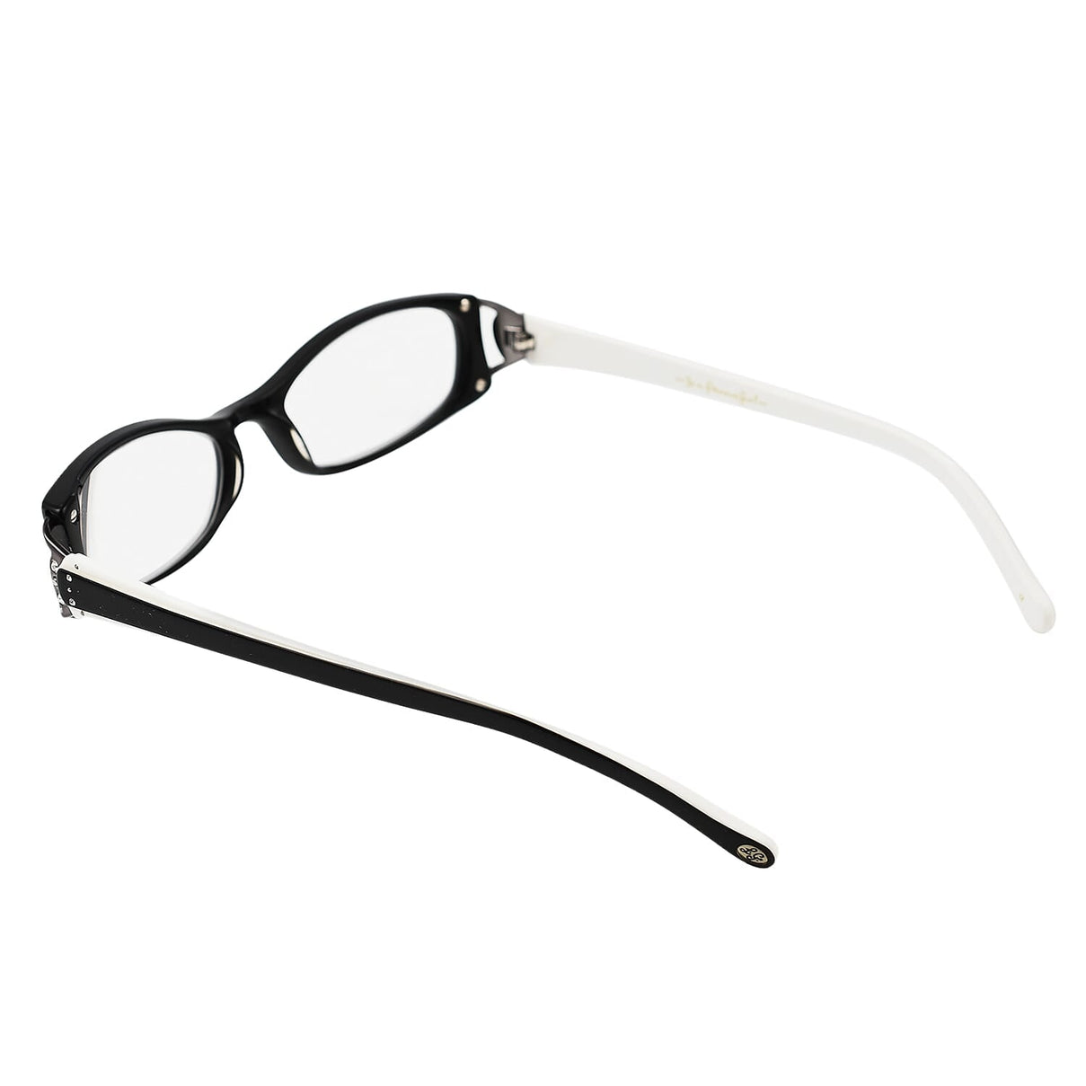 Designer Closeout - Lulu Guinness Reading Glasses (-3.5) - Black White 7727785 3