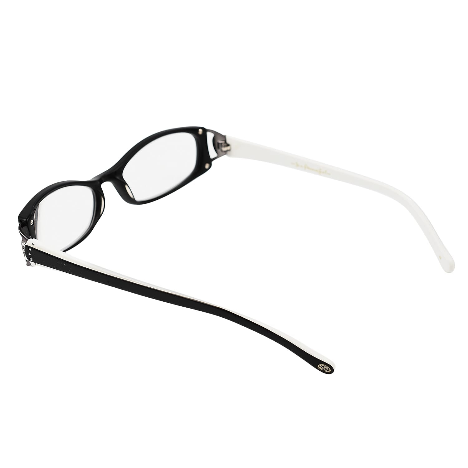 Designer Closeout - Lulu Guinness Reading Glasses (-3.5) - Black White 7727785 3