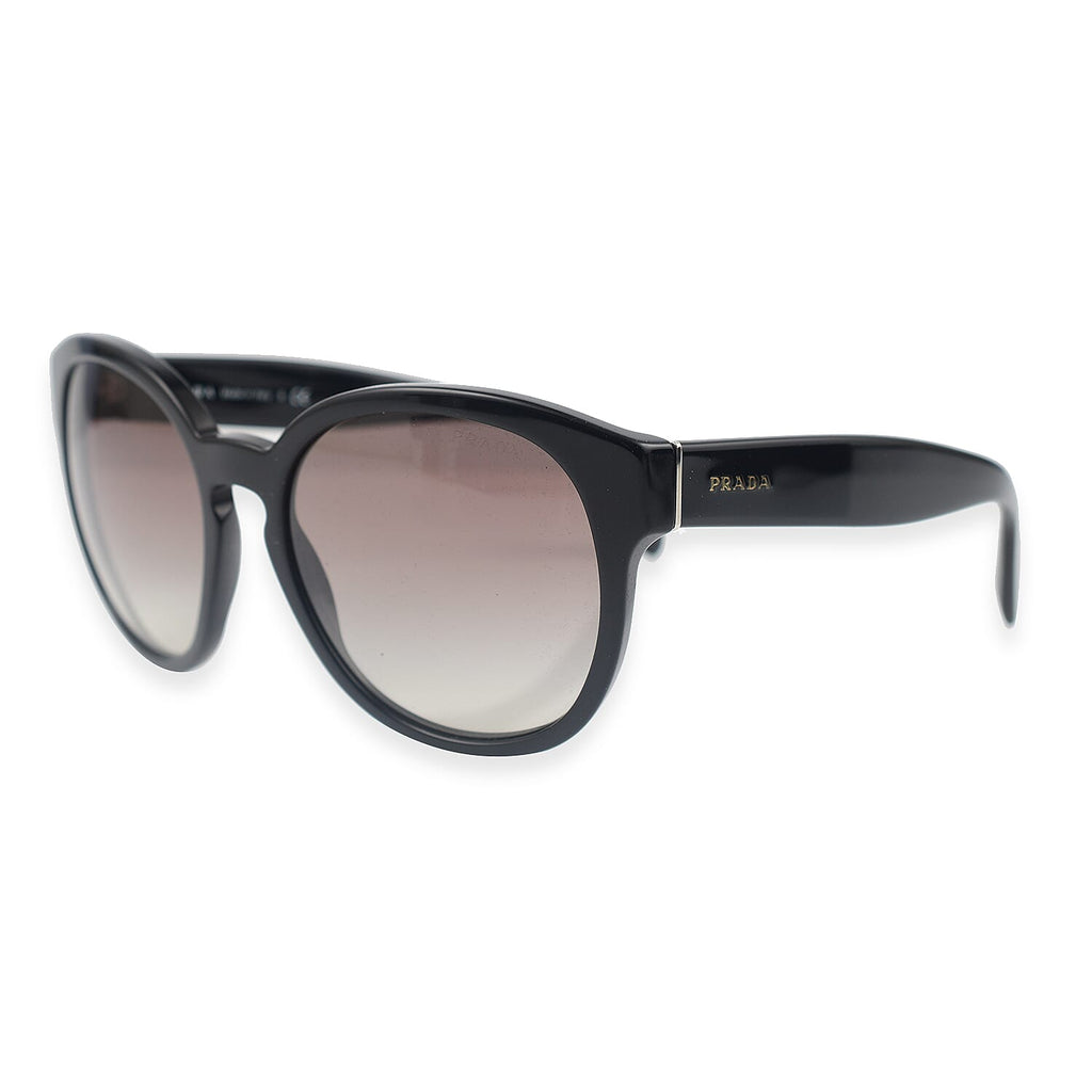 Designer Closeout- PRADA Square Edge Sunglasses - Black
