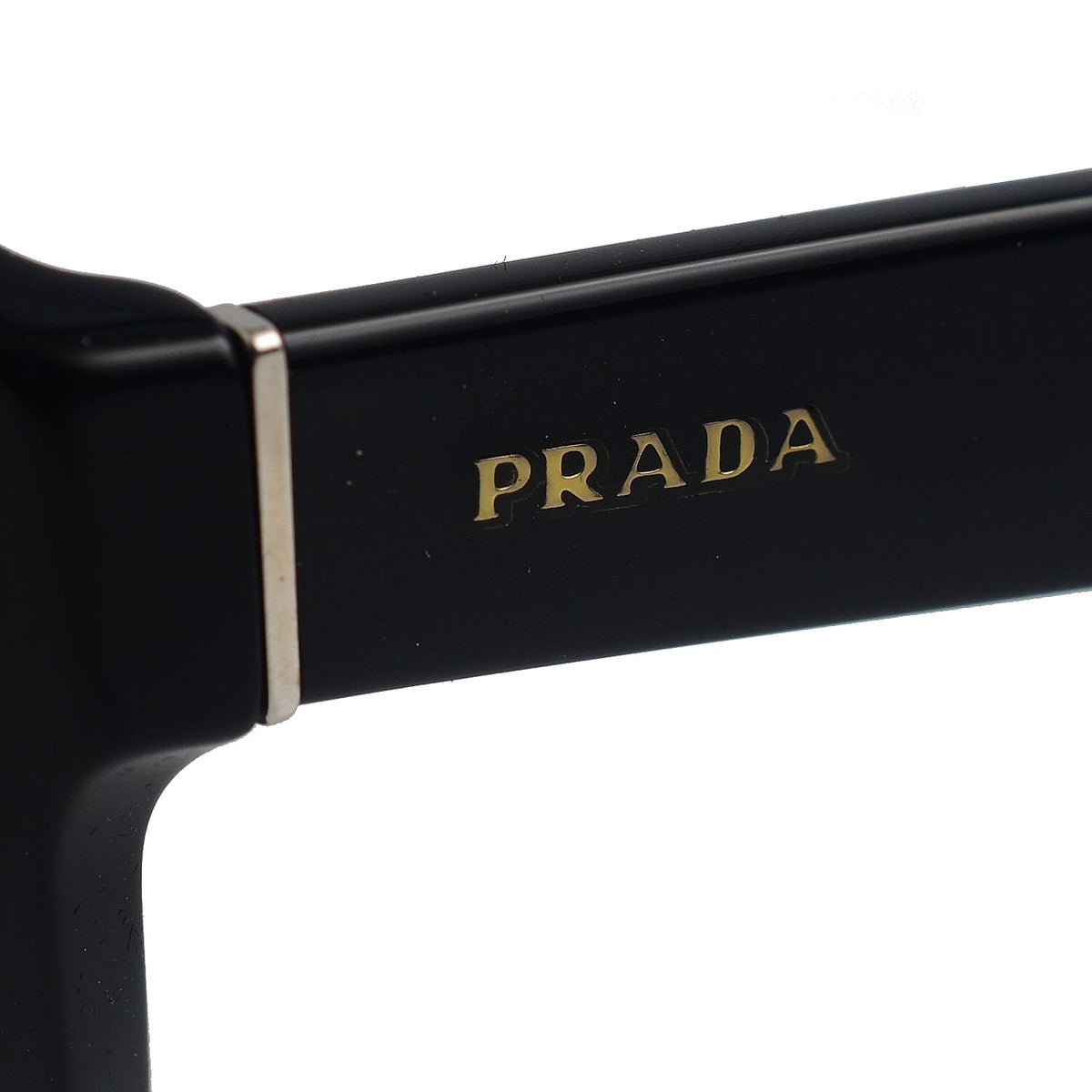 Designer Closeout- PRADA Square Edge Sunglasses - Black 7574797 4