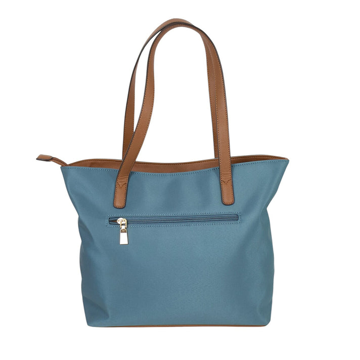 Two Toned Tote Bag - Blue 8069412 1