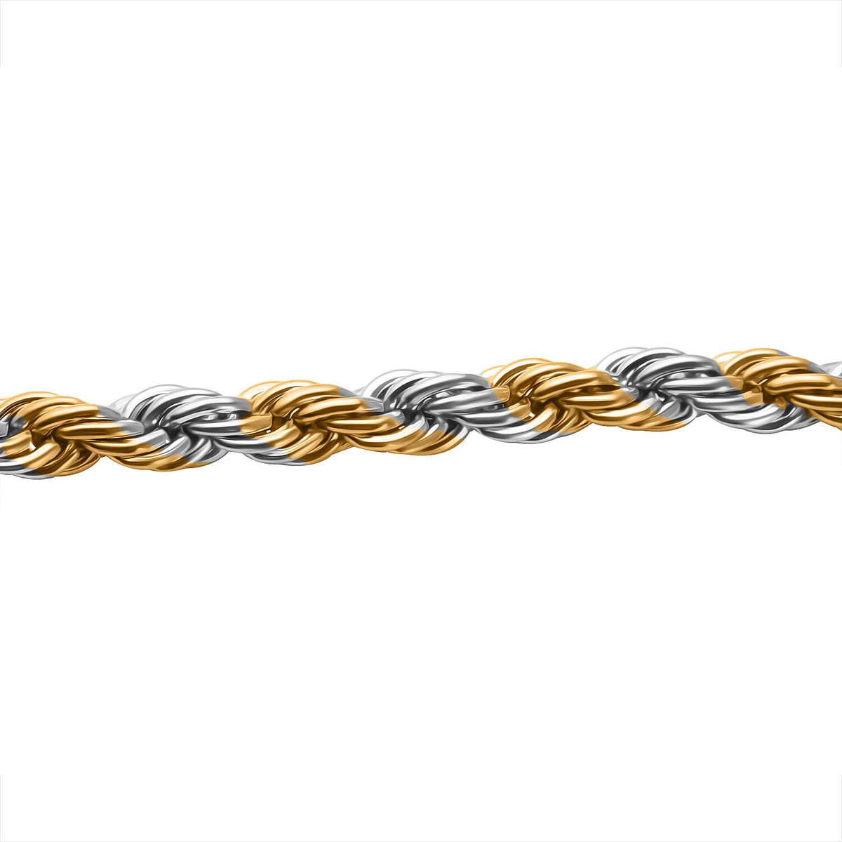 Designer Closeout - Two Tone Rope Bracelet (7.5 - 2 Extender) 7843170 4