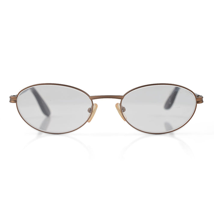 Designer Closeout - VALENTINO Oval Unisex Readers (Power 2.5 D) - Bronze 7705898 1