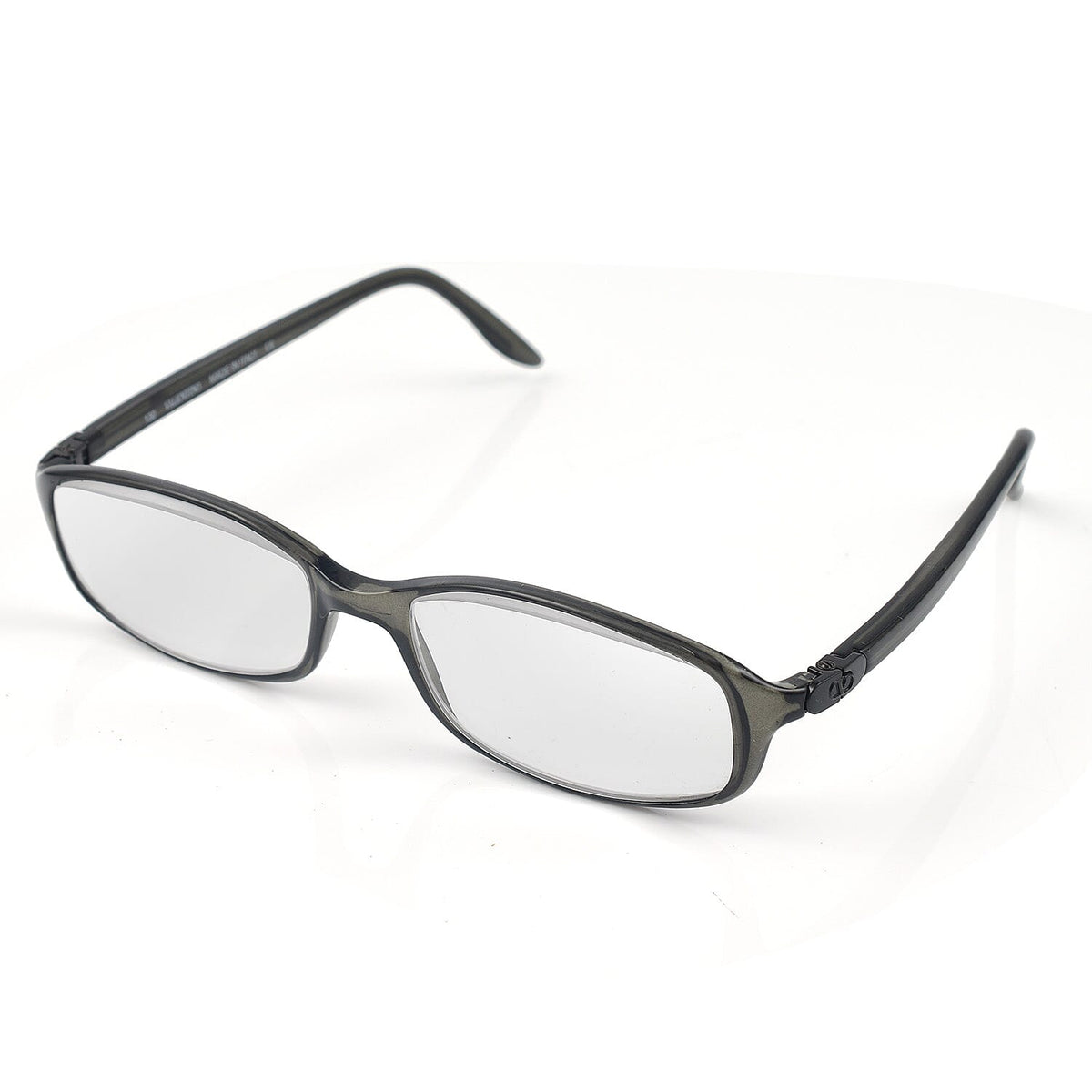 Designer Closeout - VALENTINO Oval Unisex Readers (Power 3.0 D) - Dark Grey 7705781 1