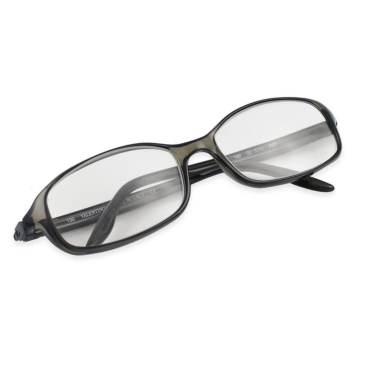 Designer Closeout - VALENTINO Oval Unisex Readers (Power 3.0 D) - Dark Grey 7705781 4