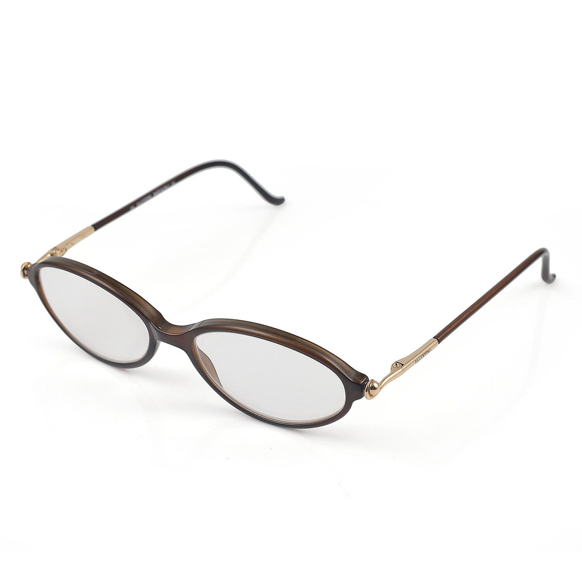 Designer Closeout - VALENTINO Oval Unisex Readers (Power 3.5 D) V32513340 1
