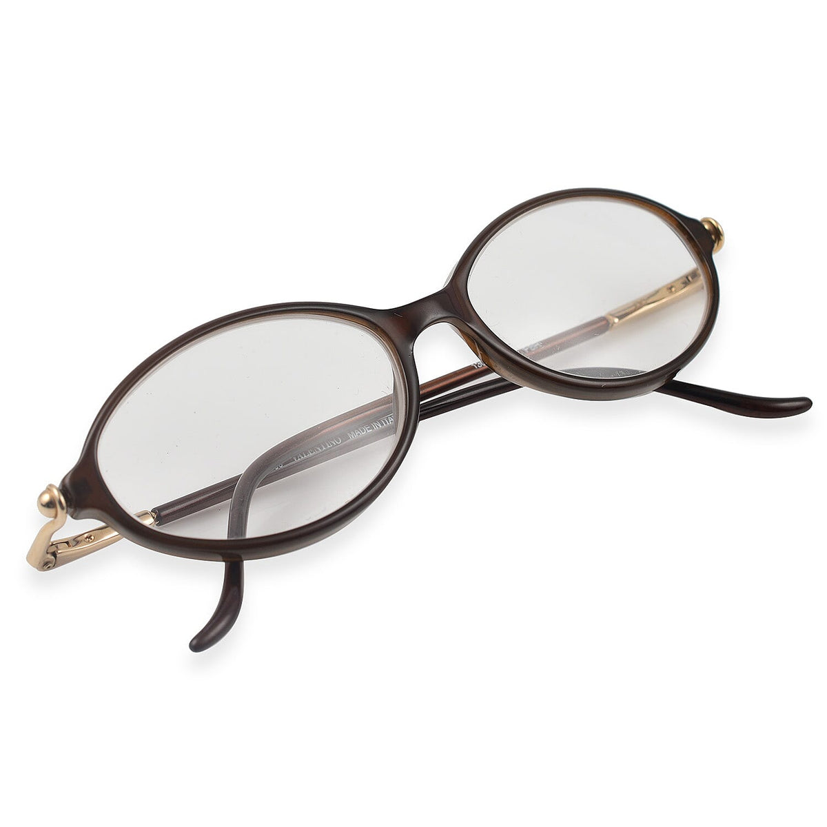 Designer Closeout - VALENTINO Oval Unisex Readers (Power 3.5 D) V32513340 3