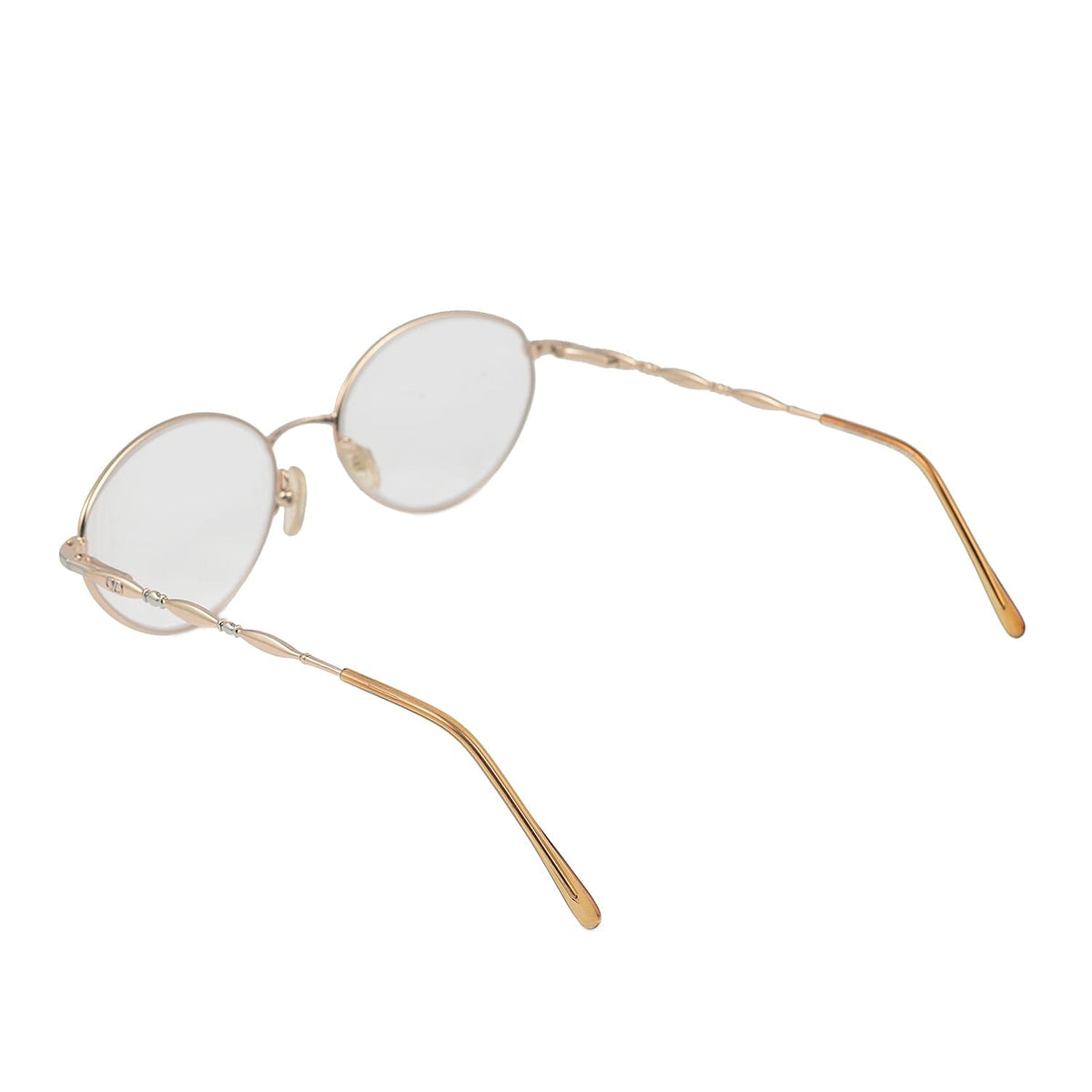 Designer Closeout - VALENTINO Rectangular Metal Oval Unisex Readers (Power 3.0 D) - Antique Gold 7705906 4