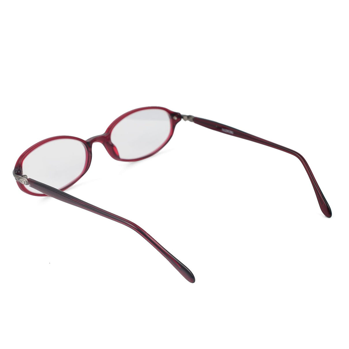 Designer Closeout - VALENTINO Rectangular Unisex Readers (Power 2.0 D) - Red V32356534 2