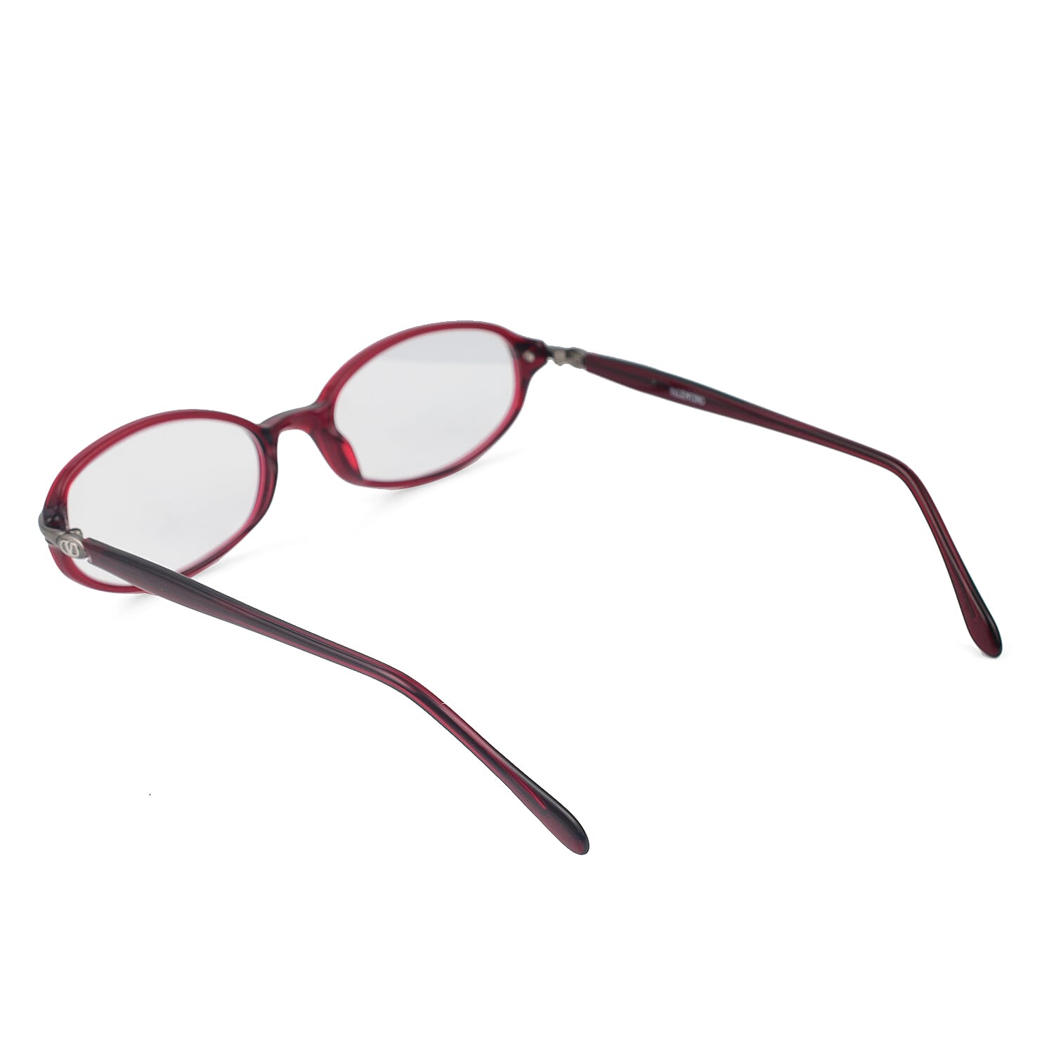 Designer Closeout - VALENTINO Rectangular Unisex Readers (Power 2.0 D) - Red V32356534 2