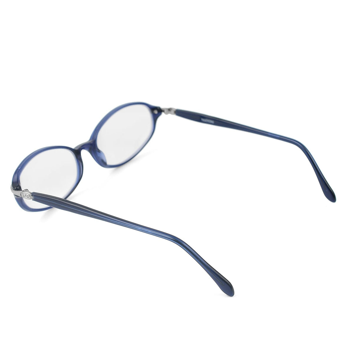Designer Closeout - VALENTINO Rectangular Unisex Readers (Power 4.0 D) - Blue V32611124 2