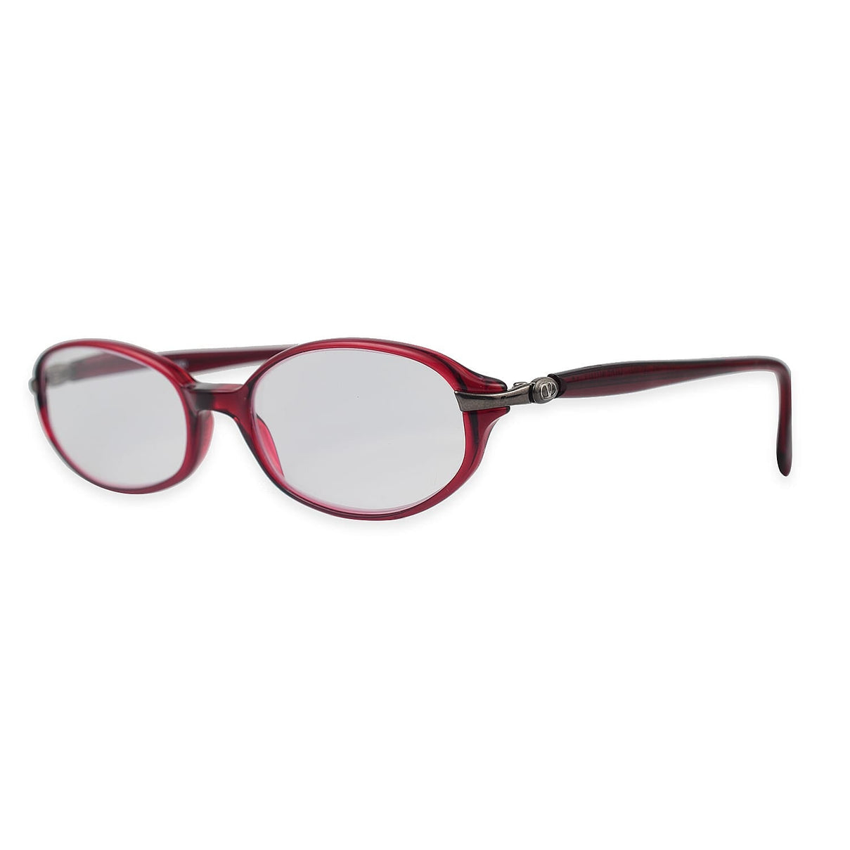 Designer Closeout - VALENTINO Rectangular Unisex Readers (Power 4.0 D) - Red V32360327 1