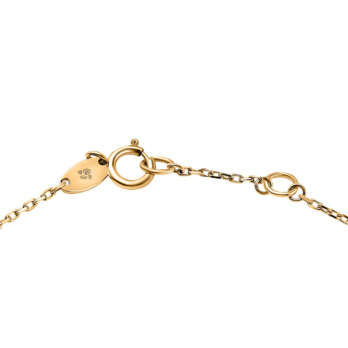 Designer Closeout from Hatton Garden- 9K Yellow Gold Mother of Pearl Petal Bracelet (Size - 7-7.5) 7637039 3