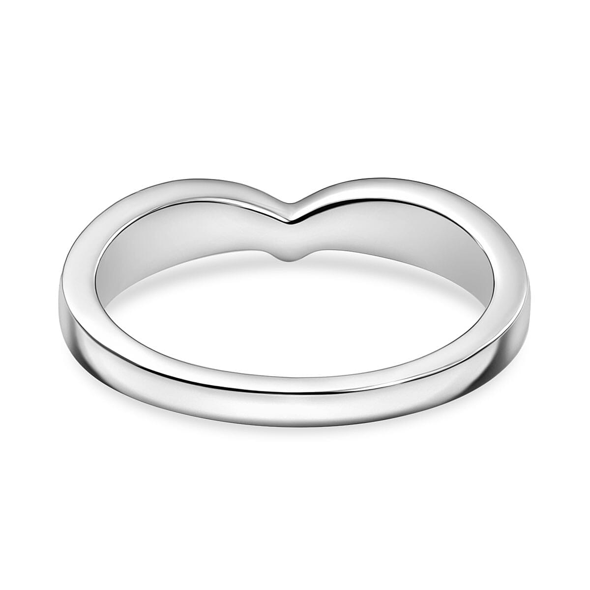 RHAPSODY 950 Platinum Wishbone Band Ring 7986428 5