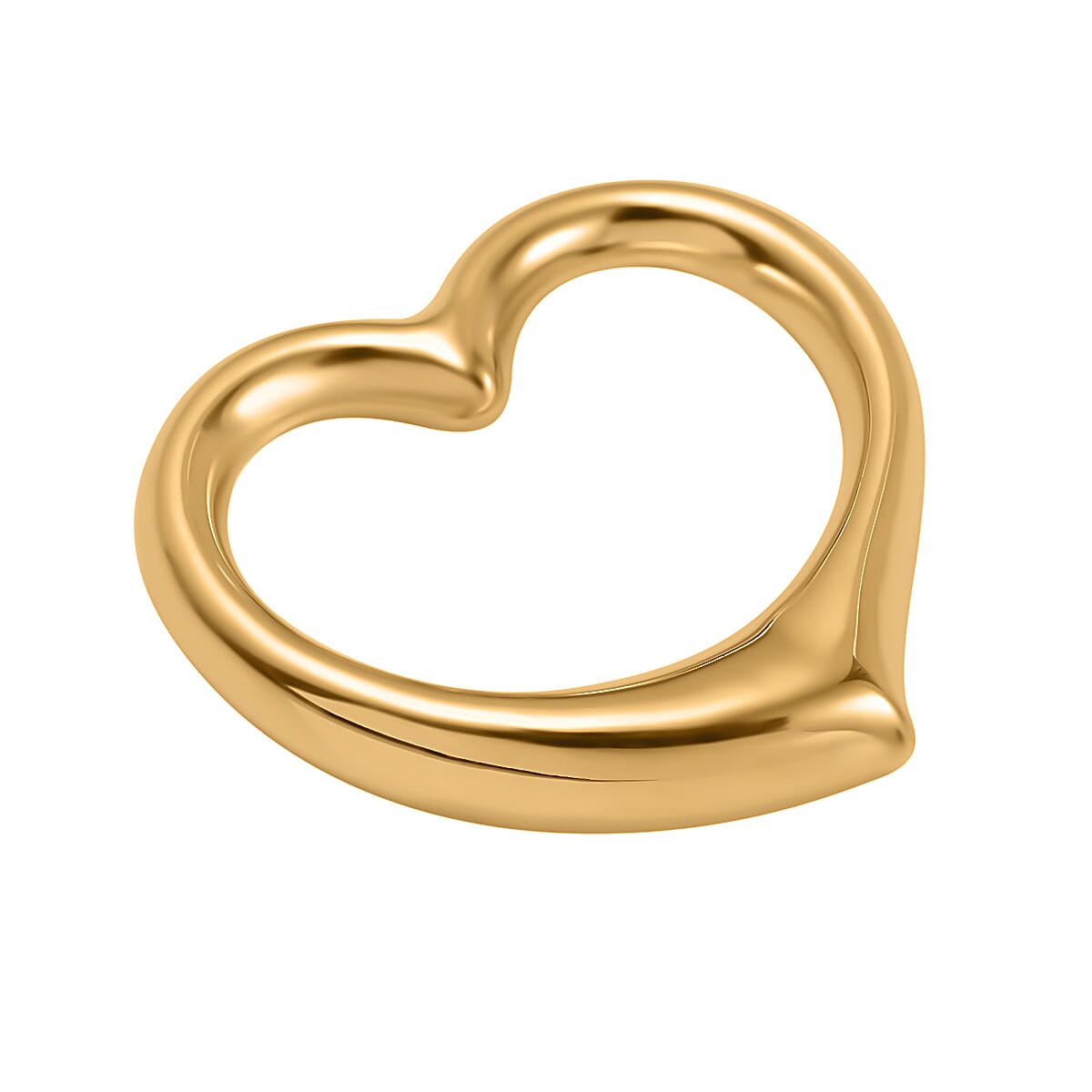 Designer Inspired - 9K Gold Open Heart Pendant 7674356 2
