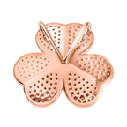 Designer Inspired - 9K Rose Gold SGL Certified Natural Pink and White Diamond Pendant 0.55 Ct.