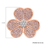 Designer Inspired - 9K Rose Gold SGL Certified Natural Pink and White Diamond Pendant 0.55 Ct.