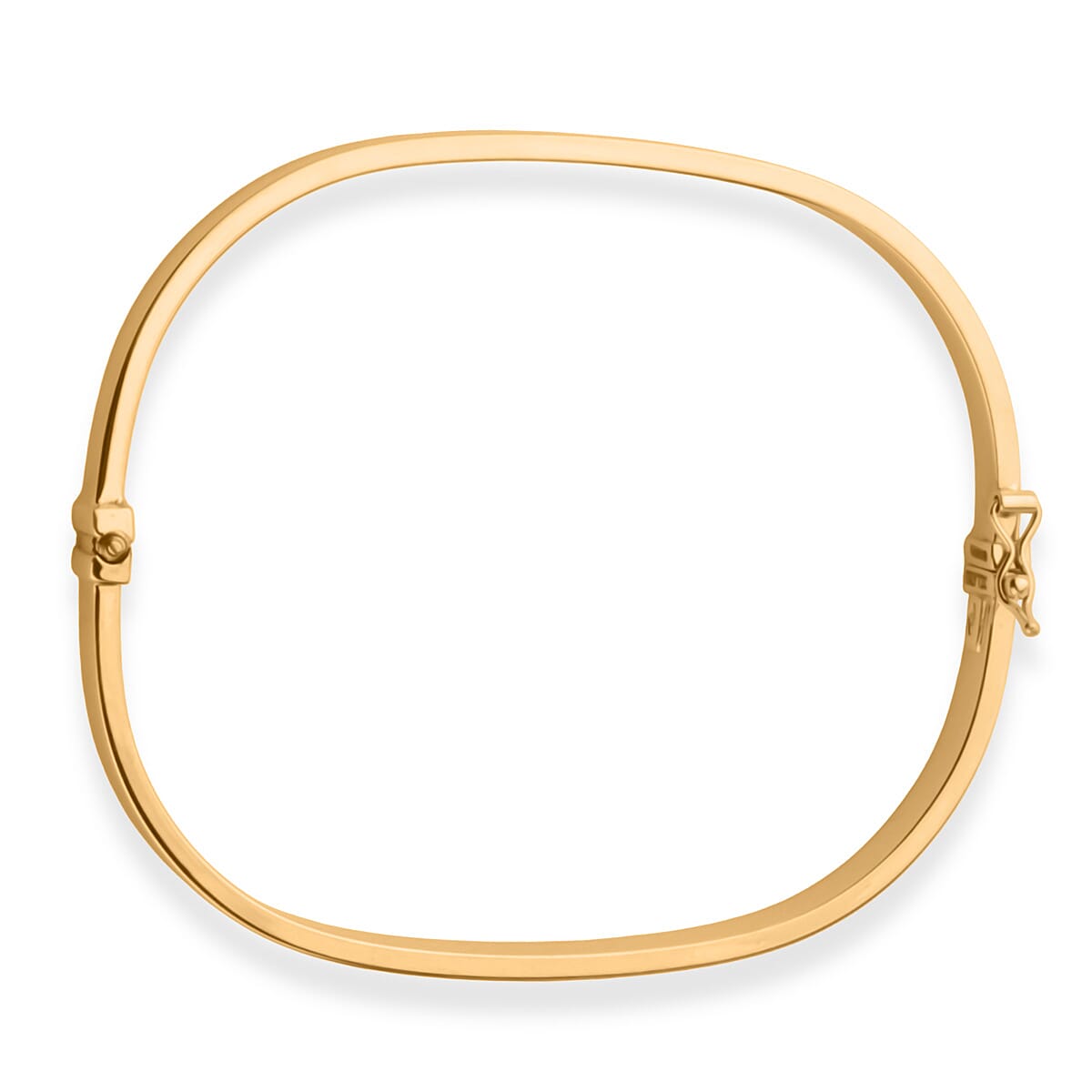 Designer Inspired - 9K Yellow Gold 3.95MM Openable Bangle 7.5 Inch 8341598 0