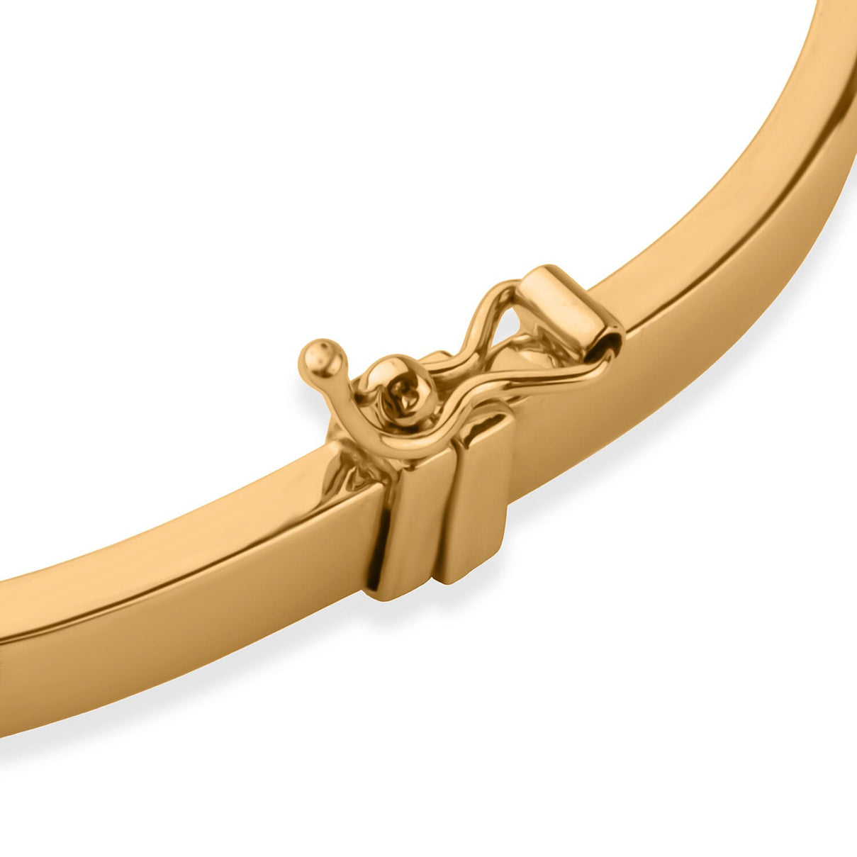 Designer Inspired - 9K Yellow Gold 3.95MM Openable Bangle 7.5 Inch 8341598 4