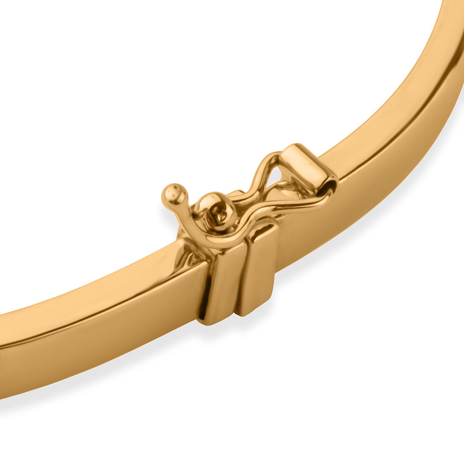 Designer Inspired - 9K Yellow Gold 3.95MM Openable Bangle 7.5 Inch 8341598 4