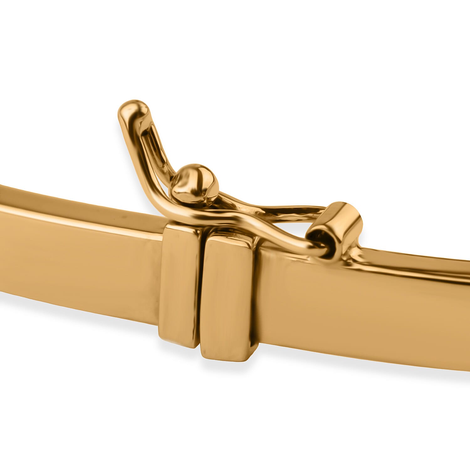 Designer Inspired - 9K Yellow Gold 3.95MM Openable Bangle 7.5 Inch 8341598 5