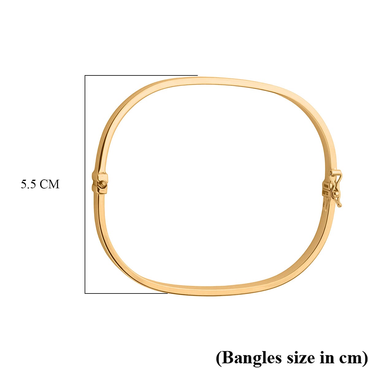 Designer Inspired - 9K Yellow Gold 3.95MM Openable Bangle 7.5 Inch 8341598 6