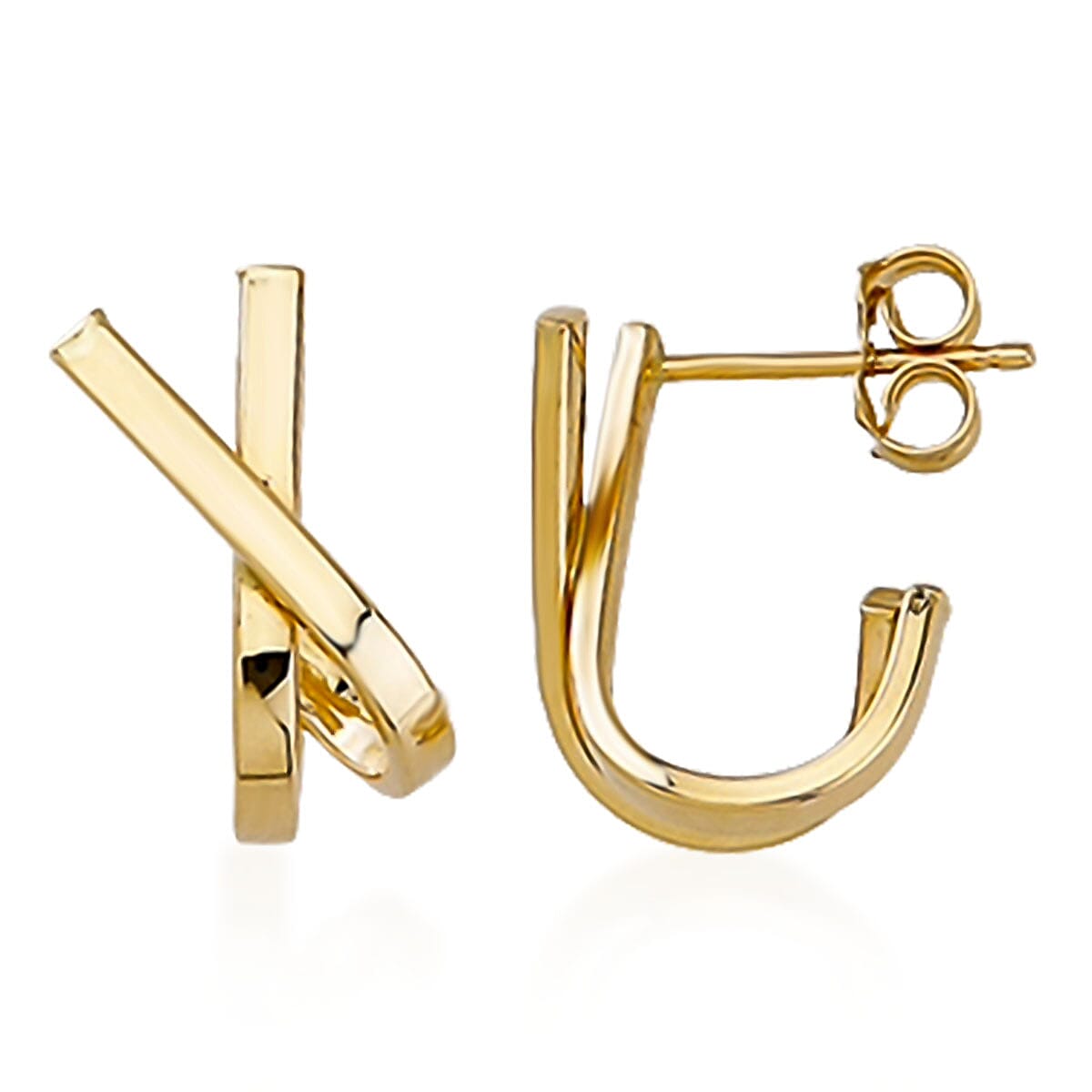 Designer Inspired - 9K Yellow Gold Earring with Push Back 7988077 1