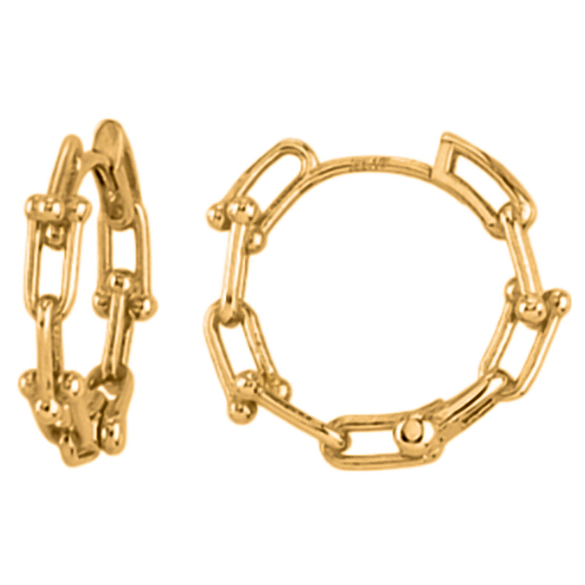 Designer Inspired- 9K Yellow Gold Earrings 7786518 0