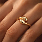 Designer Inspired - 9K Yellow Gold Ring