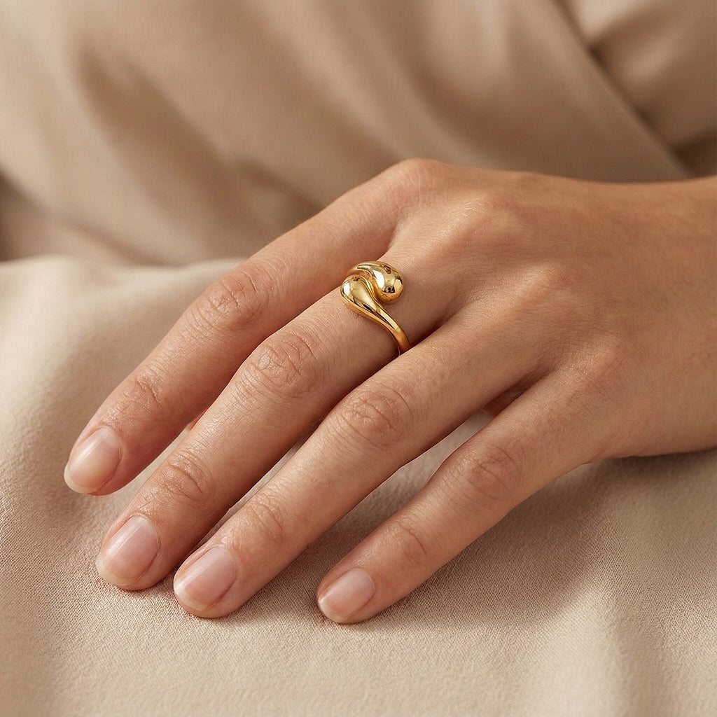 Designer Inspired - 9K Yellow Gold Ring