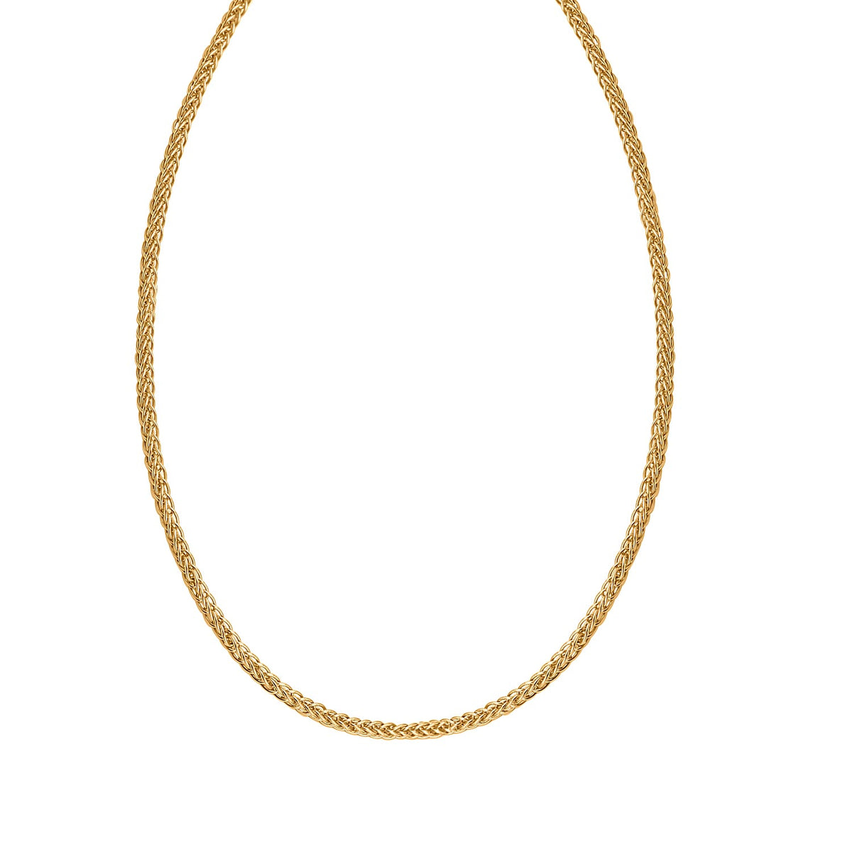 Designer Inspired 9K Yellow Gold SLIDER SPIGA Necklace (Size - 22), 3 Grams 7722976 0