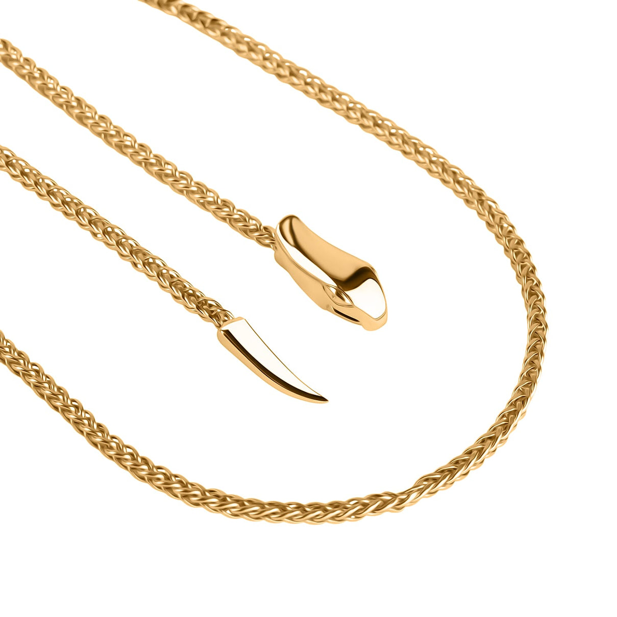 Designer Inspired 9K Yellow Gold Serpentine Chain, 22 Inch 8181362 0