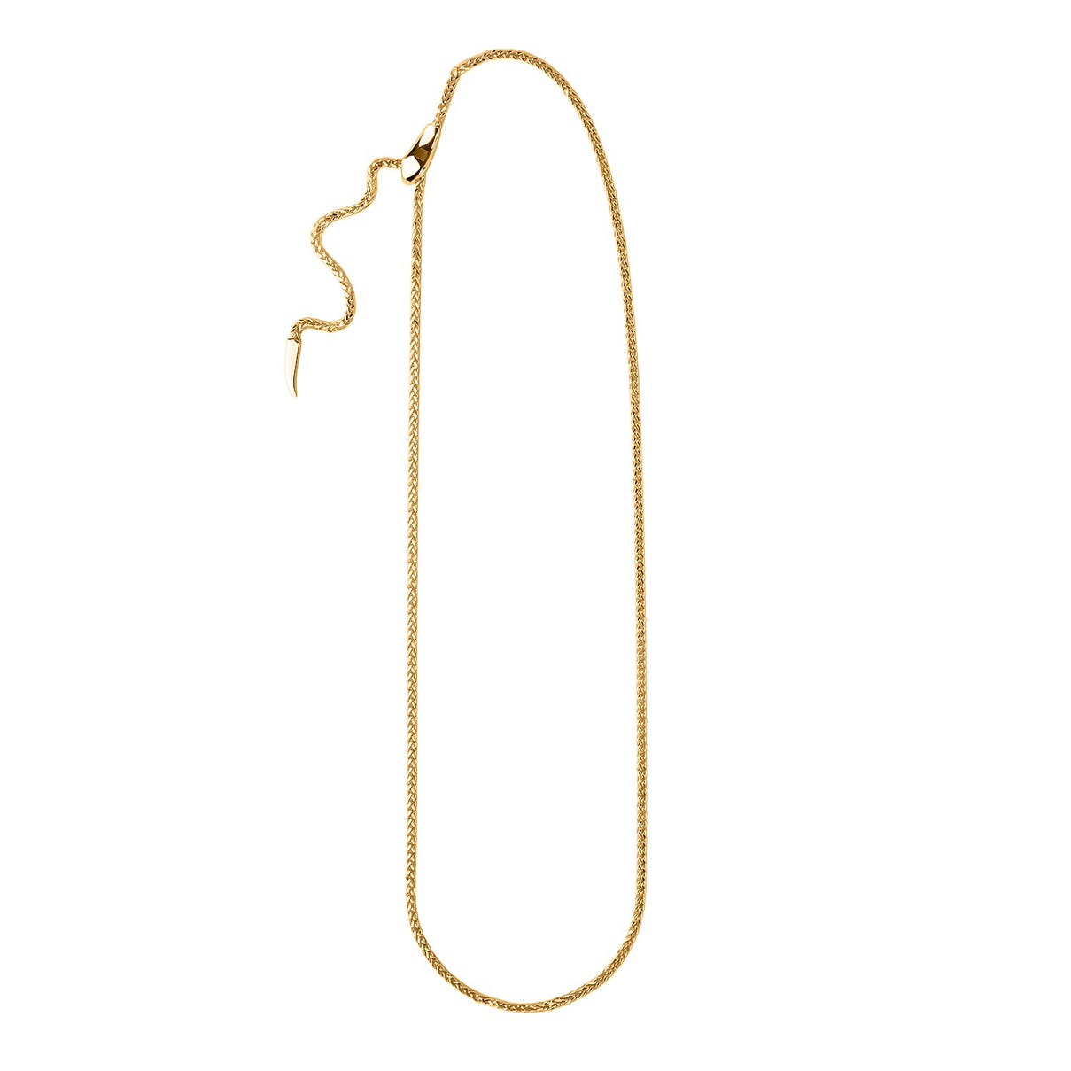Designer Inspired 9K Yellow Gold Serpentine Chain, 22 Inch 8181362 2