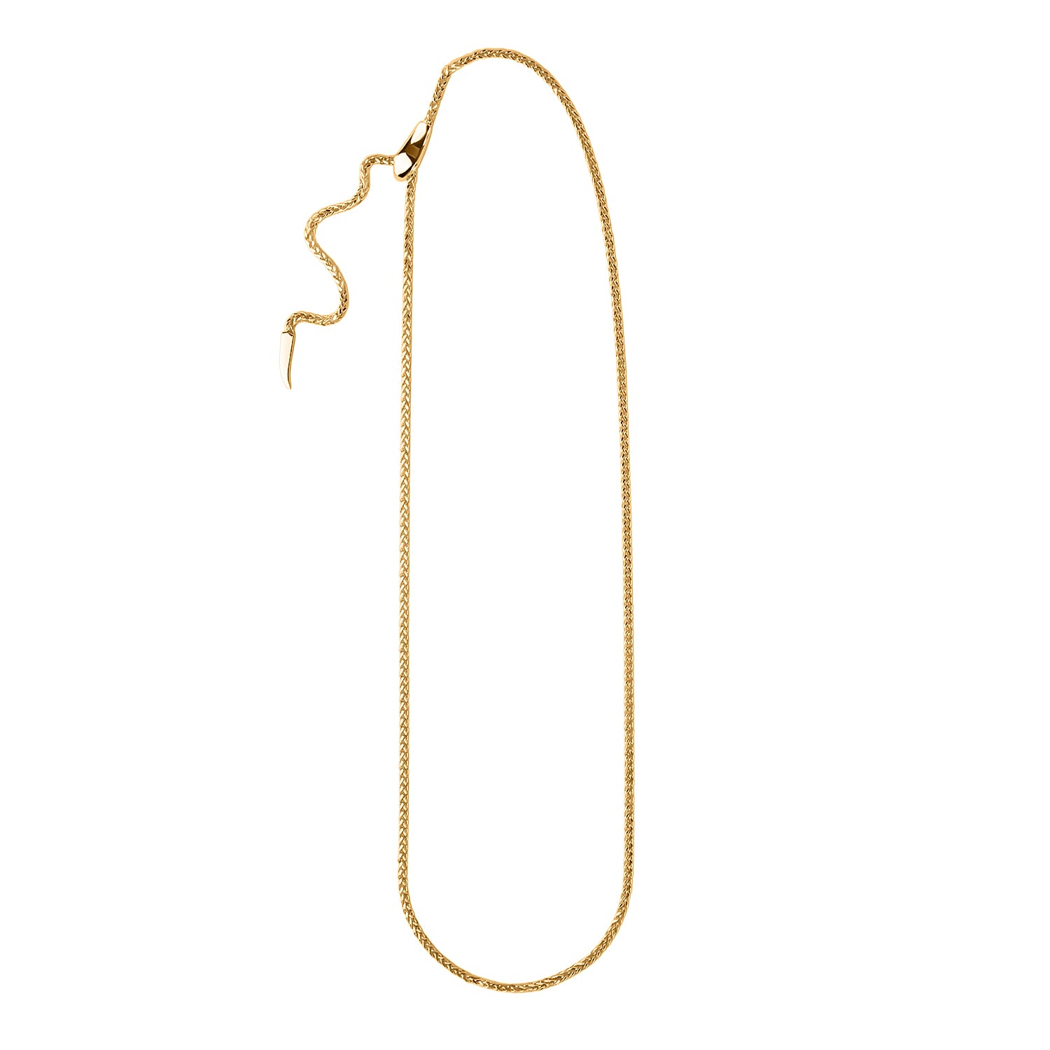 Designer Inspired 9K Yellow Gold Serpentine Chain, 22 Inch 8181362 2