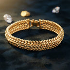 Triple Curb Link Bracelet (Size 7.75)