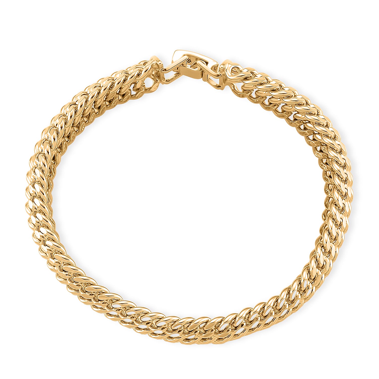 Designer Inspired Close Out Link Bracelet with Foldover Clasp 7.75 Inch V32356767 5