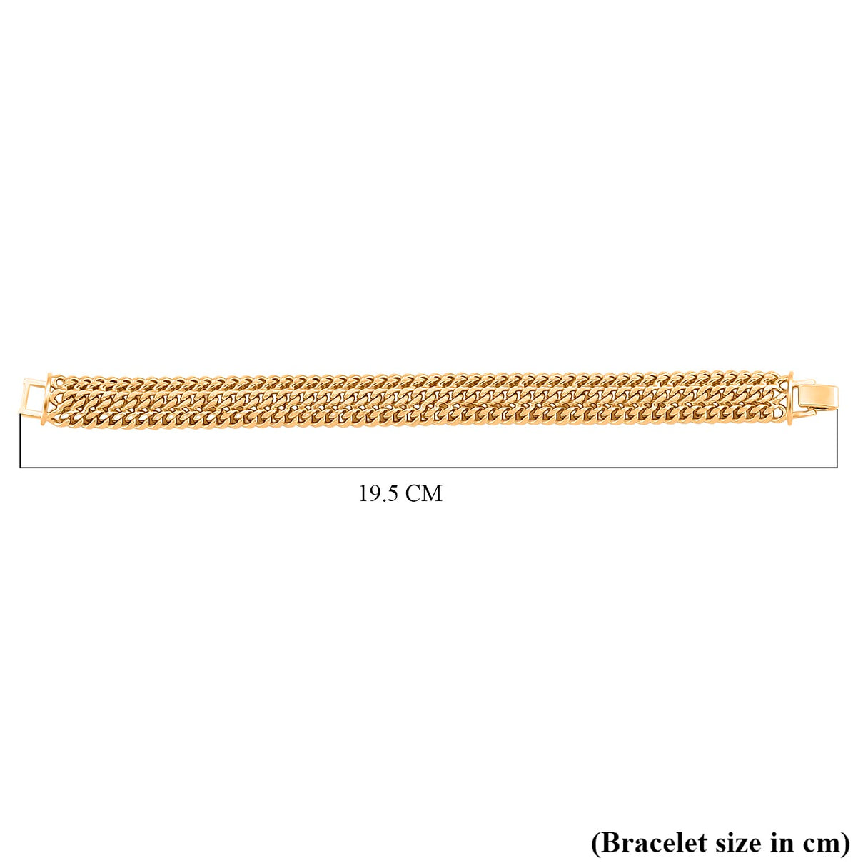 Designer Inspired Close Out Link Bracelet with Foldover Clasp 7.75 Inch V32361921 6