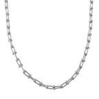 Designer Inspired Industrial Necklace With Lobster Clasp (Size - 20) in Silver Tone