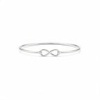 Designer Inspired - Italian Made Sterling Silver Infinity knot Bangle