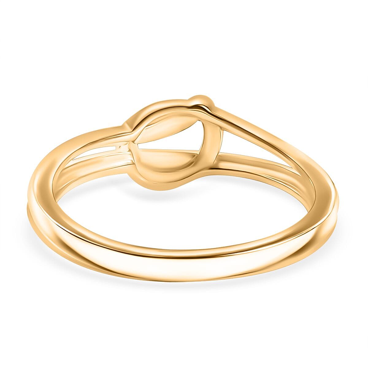 Designer Inspired Knot Ring in Yellow Gold Plated Sterling Silver 8087056 5