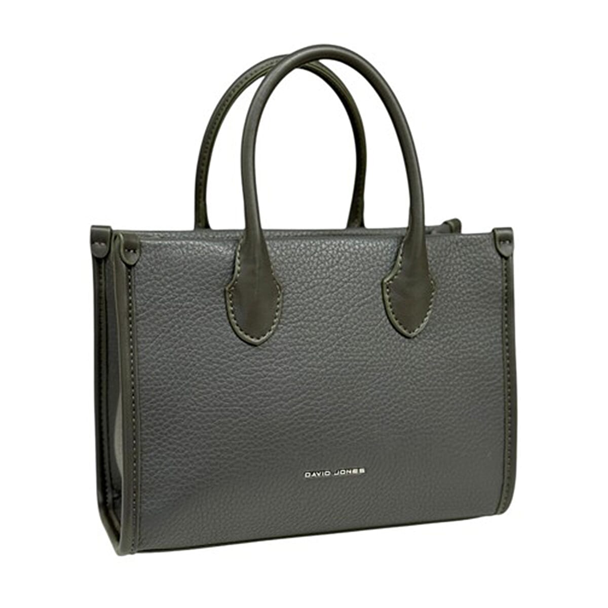 David Jones Leatherette Tote Bag - Grey V32518387 0
